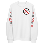 NO WEAPON FORMED 'GOSSIP' RED/BLACK/WHITE - Unisex eco sweatshirt