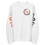 NO WEAPON FORMED 'SNAKES' BLACK/ORANGE - Unisex eco sweatshirt