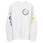 NO WEAPON FORMED 'SNAKES' BLUE/YELLOW - Unisex eco sweatshirt