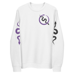 NO WEAPON FORMED 'SNAKES' PURPLE/BLACK/GRAY -  Unisex eco sweatshirt