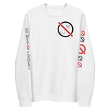 NO WEAPON FORMED 'DEVIL'  BLACK/RED/WHITE - Unisex eco sweatshirt