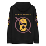 NO WEAPON FORMED 'ROBBER/OPPS' BURGUNDY/GOLD - Unisex essential eco hoodie