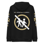 NO WEAPON FORMED 'BACKSTABBERS'  GOLD/BLACK/WHITE - Unisex essential eco hoodie