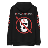 NO WEAPON FORMED 'ROBBER/OPPS' RED/WHITE/BLACK - Unisex essential eco hoodie