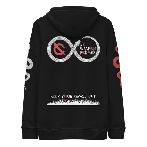 NO WEAPON FORMED 'SNAKES' RED/WHITE - Unisex essential eco hoodie