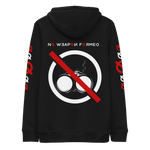 NO WEAPON FORMED 'SHOTGUN' BLACK/RED/WHITE - Unisex essential eco hoodie