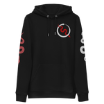 NO WEAPON FORMED 'SNAKES' RED/WHITE - Unisex essential eco hoodie