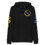 NO WEAPON FORMED 'SNAKES' BLUE/YELLOW - Unisex essential eco hoodie