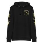 NO WEAPON FORMED FLANNEL BLACK/YELLOW - Unisex essential eco hoodie