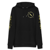 NO WEAPON FORMED FLANNEL BLACK/YELLOW - Unisex essential eco hoodie