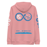 NO WEAPON FORMED "SNAKES" MAVS BLUE - Unisex essential eco hoodie