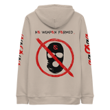 NO WEAPON FORMED 'ROBBER/OPPS' RED/WHITE/BLACK - Unisex essential eco hoodie