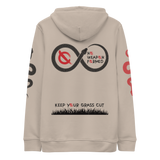 NO WEAPON FORMED 'SNAKES' RED/WHITE - Unisex essential eco hoodie