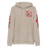 NO WEAPON FORMED 'ROBBER/OPPS' RED/WHITE/BLACK - Unisex essential eco hoodie