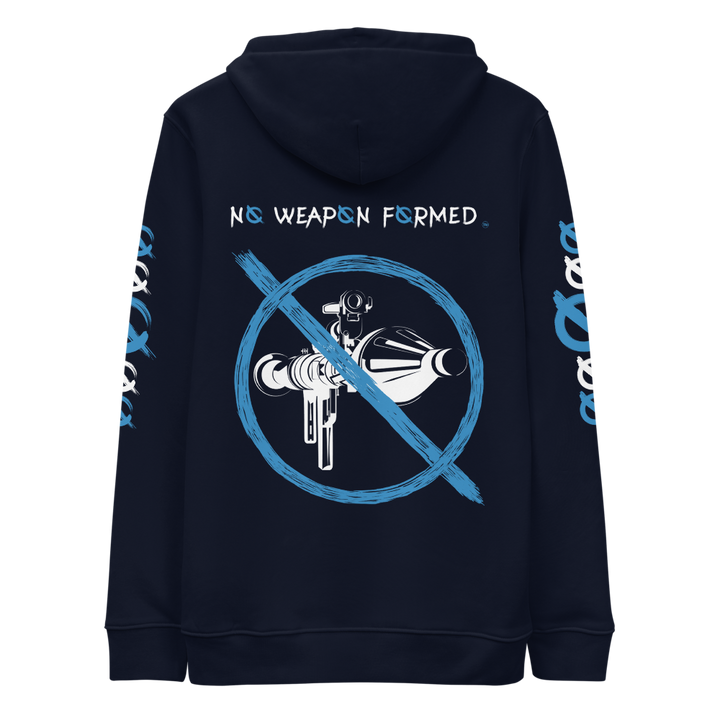 Products NO WEAPON FORMED GRENADE LAUNCHER BLUE/BLACK - Unisex essential eco hoodie navy back
