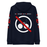 NO WEAPON FORMED 'SHOTGUN' BLACK/RED/WHITE - Unisex essential eco hoodie