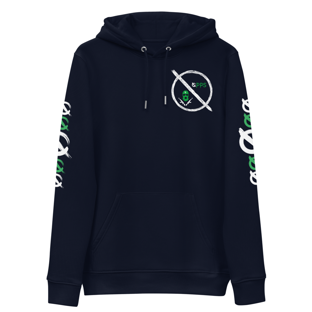 NO WEAPON FORMED 'ROBBER/OPPS' GREEN - Unisex essential eco hoodie