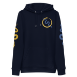 NO WEAPON FORMED 'SNAKES' BLUE/YELLOW - Unisex essential eco hoodie