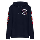 NO WEAPON FORMED 'SHOTGUN' BLACK/RED/WHITE - Unisex essential eco hoodie