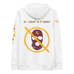 NO WEAPON FORMED 'ROBBER/OPPS' BURGUNDY/GOLD - Unisex essential eco hoodie