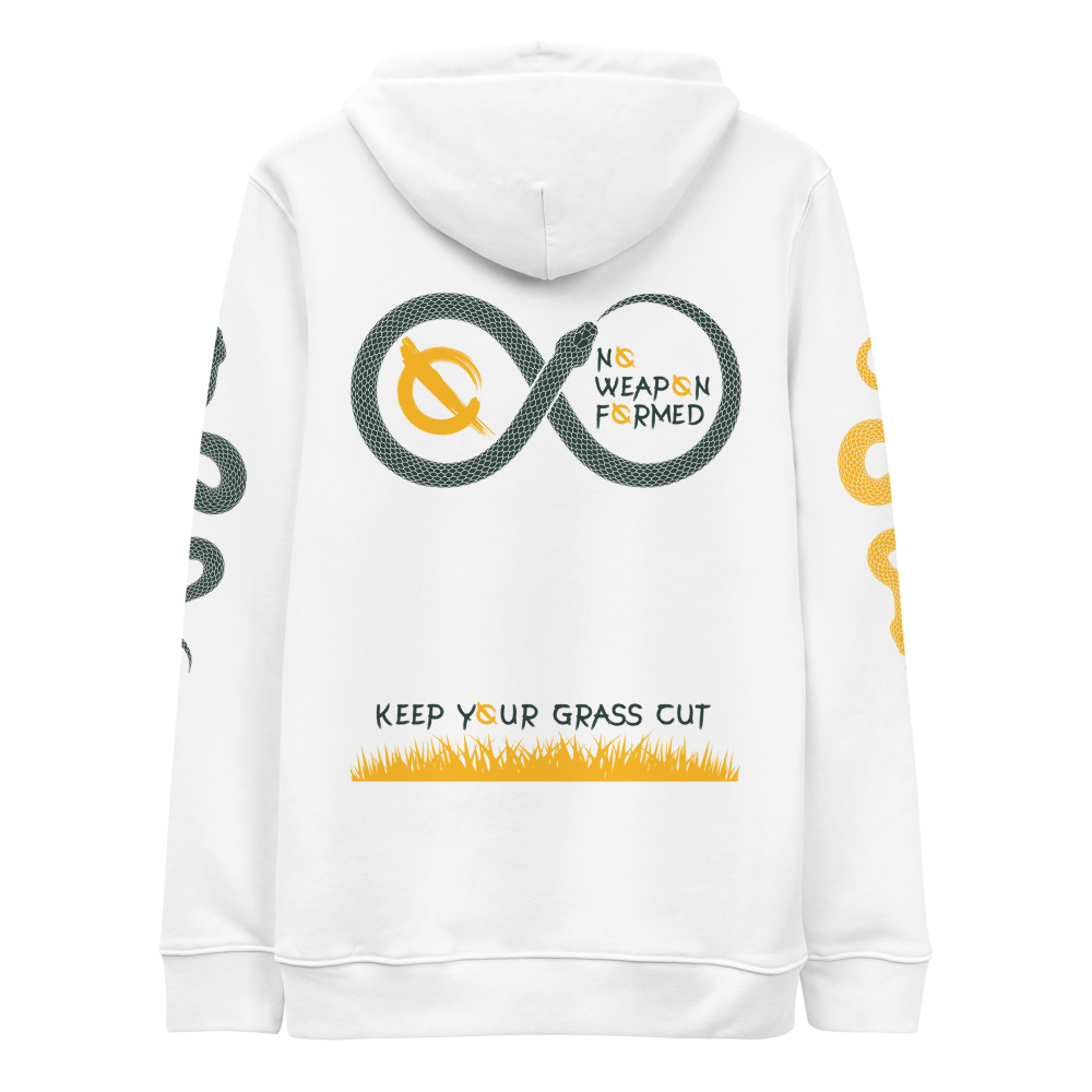 NO WEAPON FORMED 'SNAKES' GREEN/YELLOW - Unisex essential eco hoodie