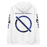 NO WEAPON FORMED FLANNEL BLACK/BLUE - Unisex essential eco hoodie