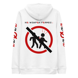 NO WEAPON FORMED 'BACKSTABBERS' RED/BLACK/WHITE - Unisex essential eco hoodie