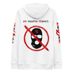 NO WEAPON FORMED 'ROBBER/OPPS' RED/WHITE/BLACK - Unisex essential eco hoodie