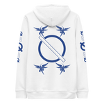 NO WEAPON FORMED FIGHTING ANGEL BLUE/WHITE - Unisex essential eco hoodie