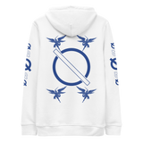 NO WEAPON FORMED FIGHTING ANGEL BLUE/WHITE - Unisex essential eco hoodie