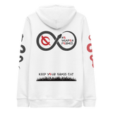 NO WEAPON FORMED 'SNAKES' RED/WHITE - Unisex essential eco hoodie