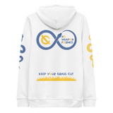 NO WEAPON FORMED 'SNAKES' BLUE/YELLOW - Unisex essential eco hoodie