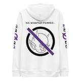 NO WEAPON FORMED 'DEVIL' PURPLE/BLACK/WHITE - Unisex essential eco hoodie