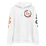 NO WEAPON FORMED "SNAKES" BLACK/ORANGE - Unisex essential eco hoodie white front