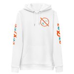 NO WEAPON FORMED GRENADE LAUNCHER ORANGE/GREEN - Unisex essential eco hoodie white front