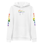 NO WEAPON FORMED LGBT+ LOGO - Unisex essential eco hoodie