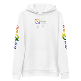 NO WEAPON FORMED LGBT+ LOGO - Unisex essential eco hoodie