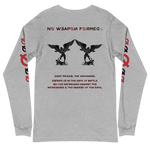 NO WEAPON FORMED 'SAINT MICHAEL THE ARCHANGEL' - Unisex Long Sleeve Tee