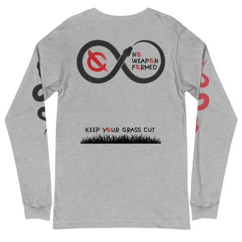 NO WEAPON FORMED 'SNAKES' RED/WHITE - Unisex Long Sleeve Tee