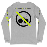 NO WEAPON FORMED 'SHOTGUN' BLACK/WHITE/NEON - Unisex Long Sleeve Tee