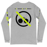 NO WEAPON FORMED 'SHOTGUN' BLACK/WHITE/NEON - Unisex Long Sleeve Tee