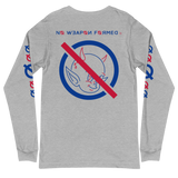 NO WEAPON FORMED 'DEVIL' BLUE/RED - Unisex Long Sleeve Tee