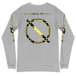 NO WEAPON FORMED FLANNEL BLACK/YELLOW - Unisex Long Sleeve Tee