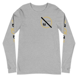 NO WEAPON FORMED 'BACKSTABBERS' GOLD/BLACK/WHITE - Unisex Long Sleeve Tee