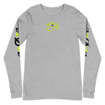 NO WEAPON FORMED HORUS EYE NEON GREEN/WHITE - Unisex Long Sleeve Tee