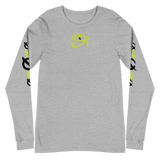 NO WEAPON FORMED HORUS EYE NEON GREEN/WHITE - Unisex Long Sleeve Tee