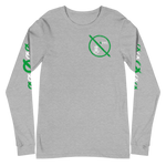 NO WEAPON FORMED 'ROBBER/OPPS' GREEN/BLACK/WHITE - Unisex Long Sleeve Tee