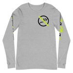 NO WEAPON FORMED 'SHOTGUN' BLACK/WHITE/NEON - Unisex Long Sleeve Tee