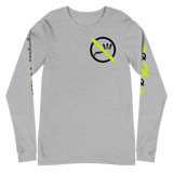 NO WEAPON FORMED 'SHOTGUN' BLACK/WHITE/NEON - Unisex Long Sleeve Tee