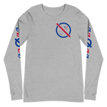 NO WEAPON FORMED 'DEVIL' BLUE/RED - Unisex Long Sleeve Tee